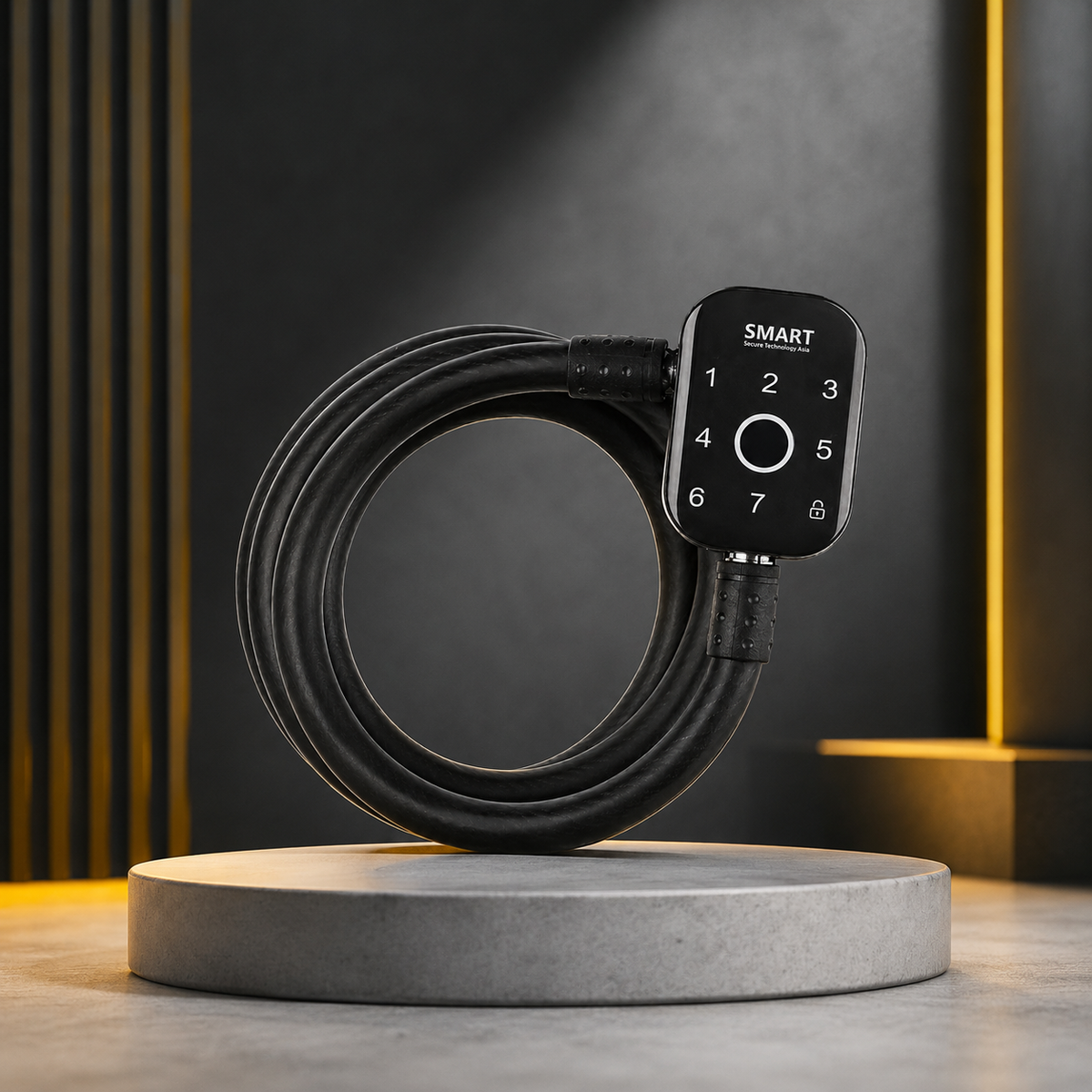 Antivol vélo connecté à câble SMART — vue produit